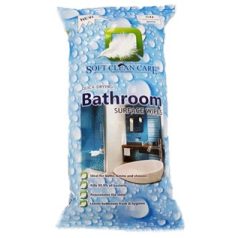 Tisztítókendő, fürdőszobai antibakteriális, 50 lapos 