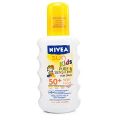 Nivea Kids naptej spray 200 ml Pure&sensitive SPF50