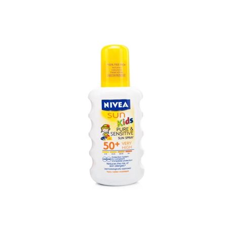 Nivea Kids naptej spray 200 ml Pure&sensitive SPF50
