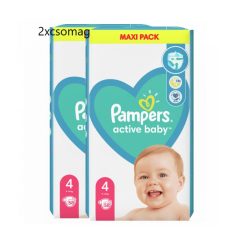 Pampers Active Baby nadrágpelenka 4 maxi 9-14kg 174db 