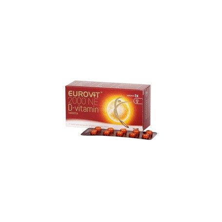Eurovit D-vitamin 2000 NE tabletta, 60 db-os
