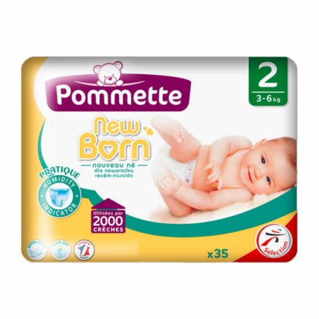 POMMETTE NEW BORN PELENKA (2-ES) 3 - 6 KG (35 DB/CS)