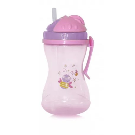 Baby Care spszívószálas sport itató pohár 250 ml többféle színben