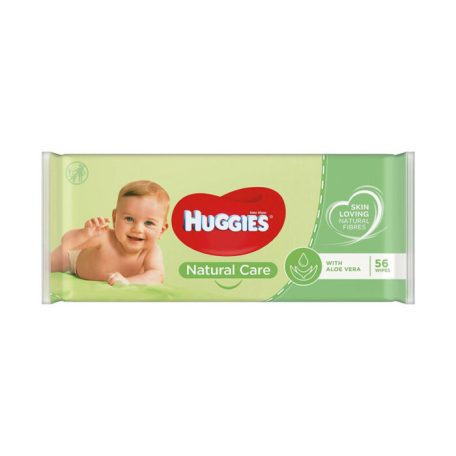 Huggies natural törlőkendő 10*56lap Aloe Vera