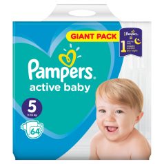   Pampers active baby giant pack nadrágpelenka 5 junior 11-16kg 64db