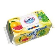 Lara törlőkendő lime-grapefruit kupakos 120lap 