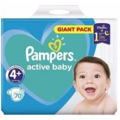  Pampers active baby giant pack nadrágpelenka 4 maxi plusz 10-15kg 70db