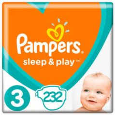 Pampers sleep&play nadrágpelenka 3 midi 6-10kg 232db