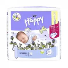 Bella Happy nadrágpelenka 1 Newborn 2-5 kg 78db