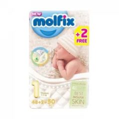 Molfix nadárgpelenka 1 Newborn 2-5 kg 50db